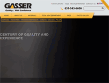 Tablet Screenshot of gasser.com